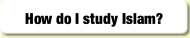 How do I study Islam?.